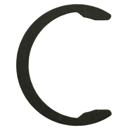 Midwest Fastener External C-Style Ring, Steel Black Phosphate Finish, 1-1/8 in Shaft Dia, 20 PK 70673